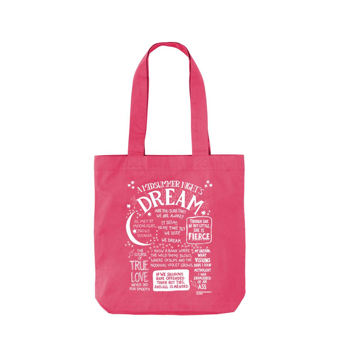 Raspberry Pink Printed Bag