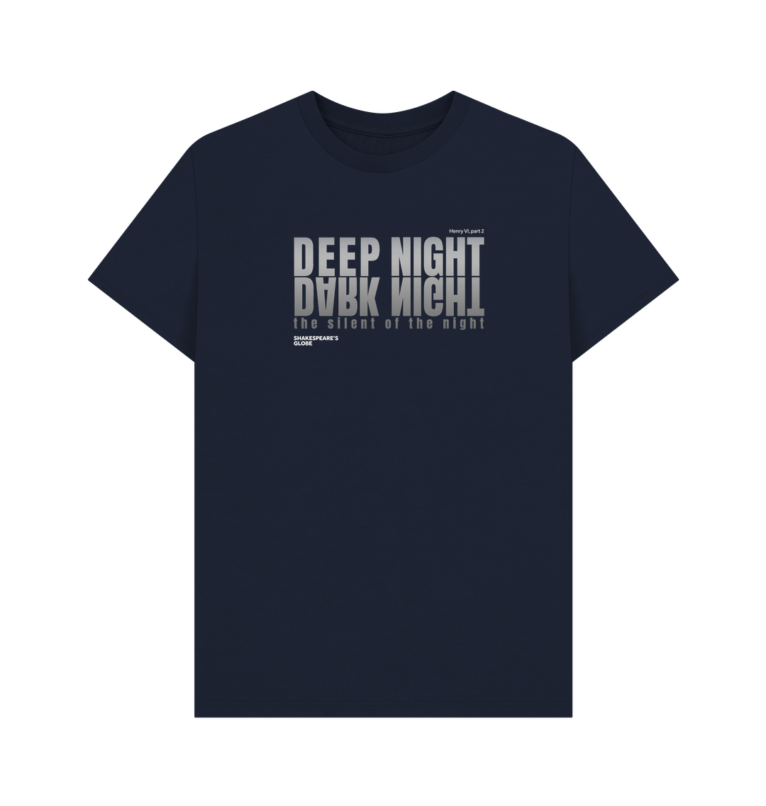 Navy Blue Printed T-shirt