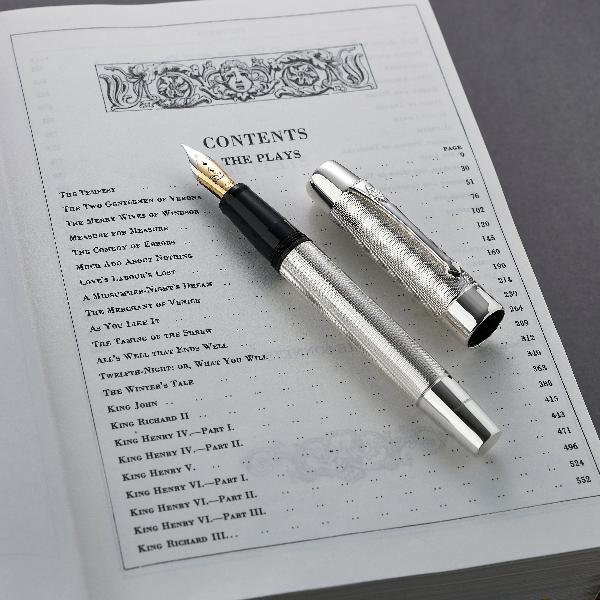 The Conway Stewart Sterling Silver Shakespeare Pen – Shakespeare's
