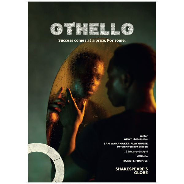 Othello (Winter 2024) Poster Print to Order Shakespeare's Globe