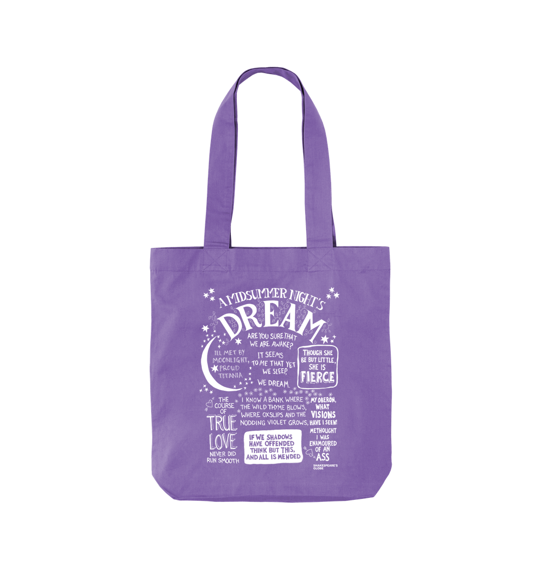 Violet Printed Bag