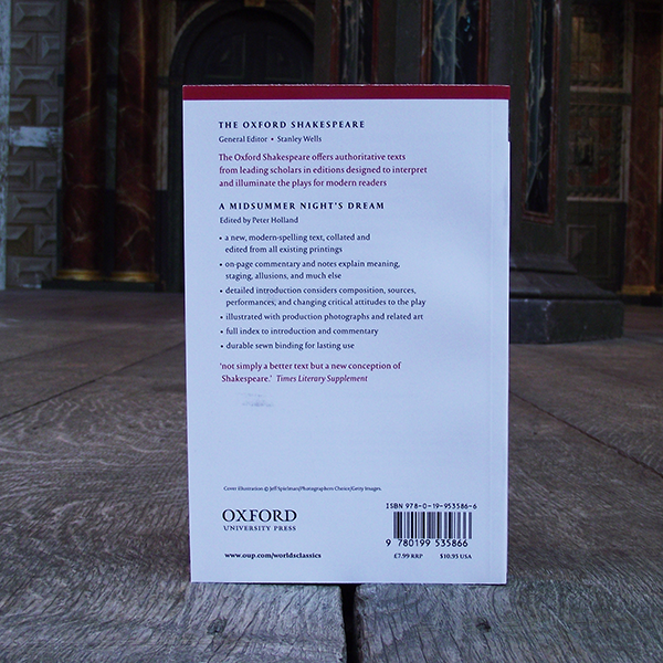 The Oxford Shakespeare - A Midsummer Night's Dream. Paperback book.
