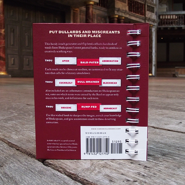 Shakespeare Insult Generator, novelty book