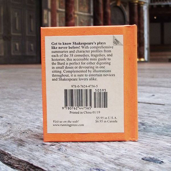 William Shakespeare. The Complete Play In One Sitting. Mini hardback book.