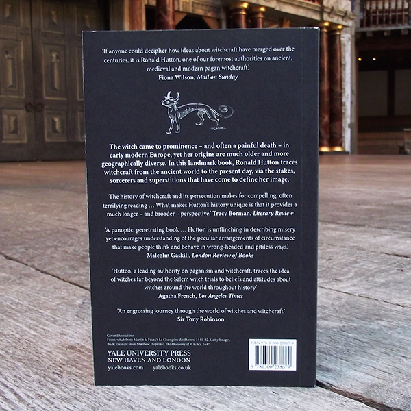 Paperback copy of The Witch by Ronald Hutton.