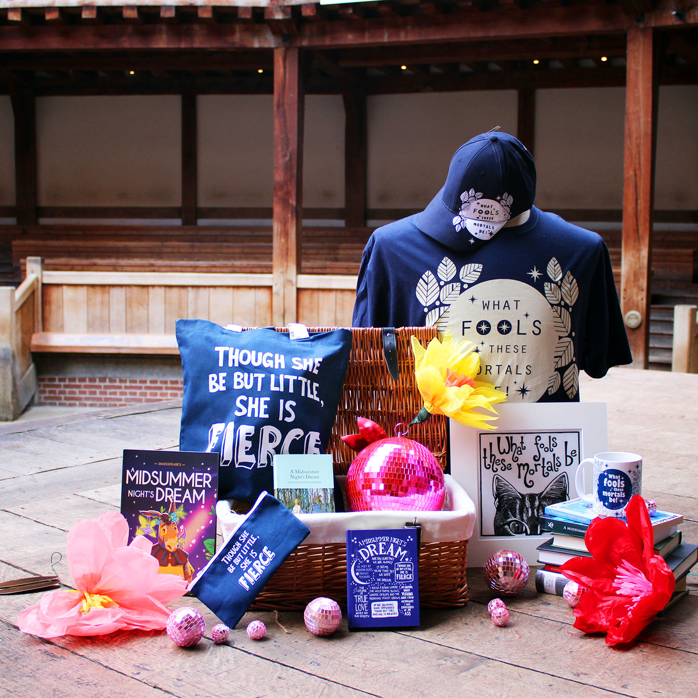 A selection of gifts from Shakespeare play, A Midsummer Night's Dream.