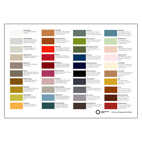 Colours of Shakespeare's Globe  - Print to Order