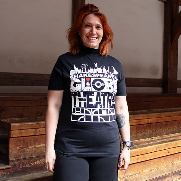 Shakespeare's Globe Theatre Heart T-Shirt