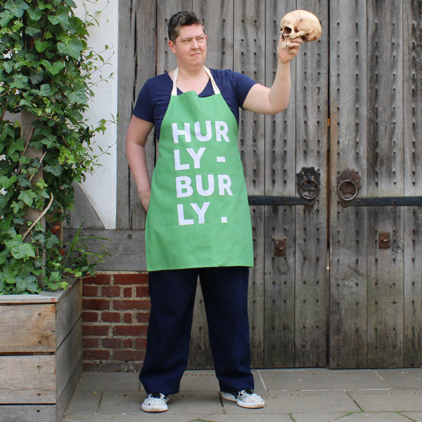 Macbeth Typographic Apron (Hurly-Burly) - Print to Order