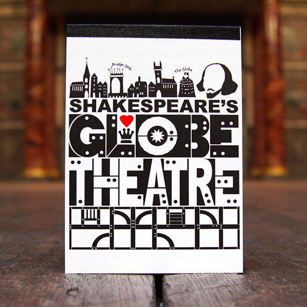 Shakespeare's Globe Theatre Taschennotizblock