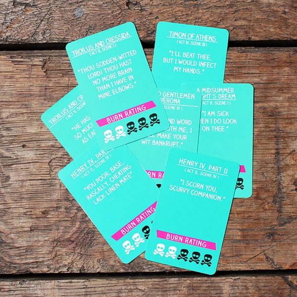 Shakespearean Profanities Card Game | Shakespeare's Globe