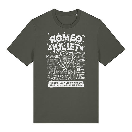 Romeo & Juliet Quote T-Shirt - Print to Order