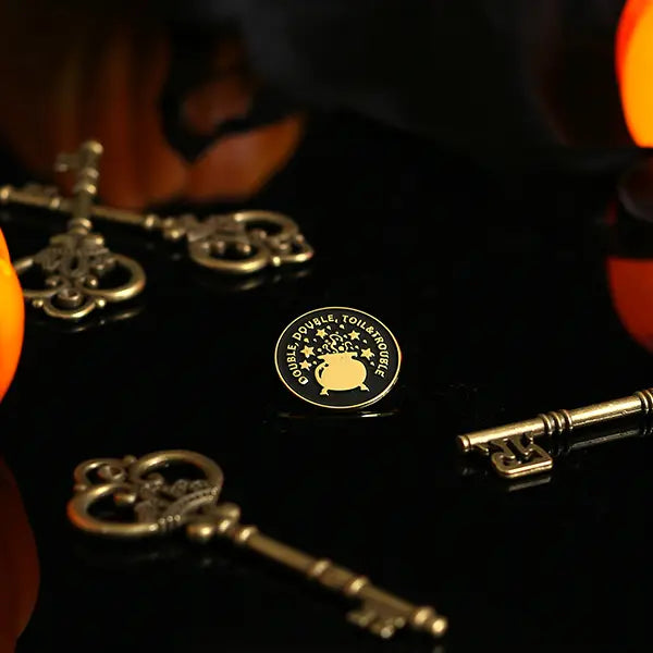 Macbeth Enamel Pin Badge (Double, Double, Toil & Trouble)