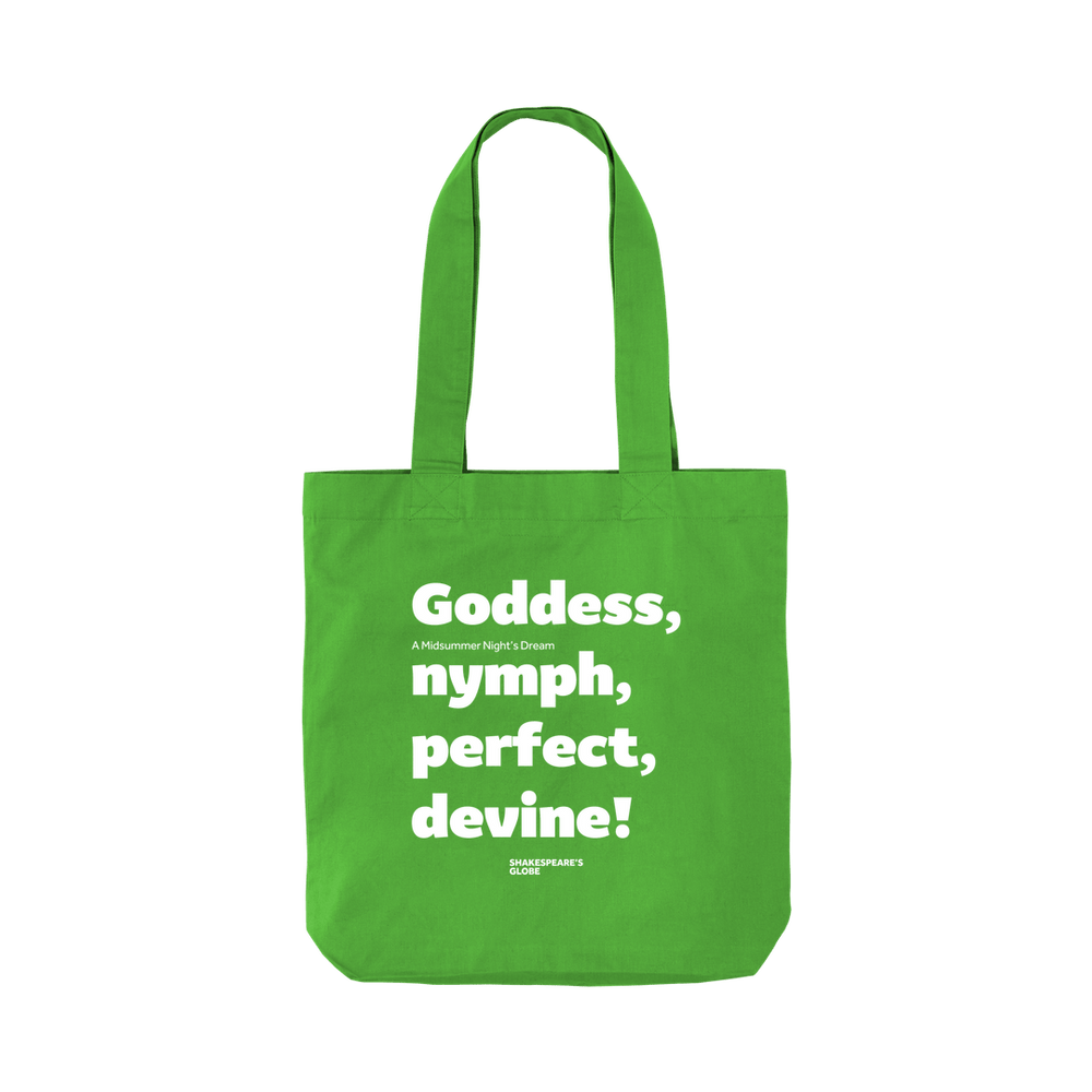 Apple Green A Midsummer Night's Dream Organic Tote Bag (Goddess)