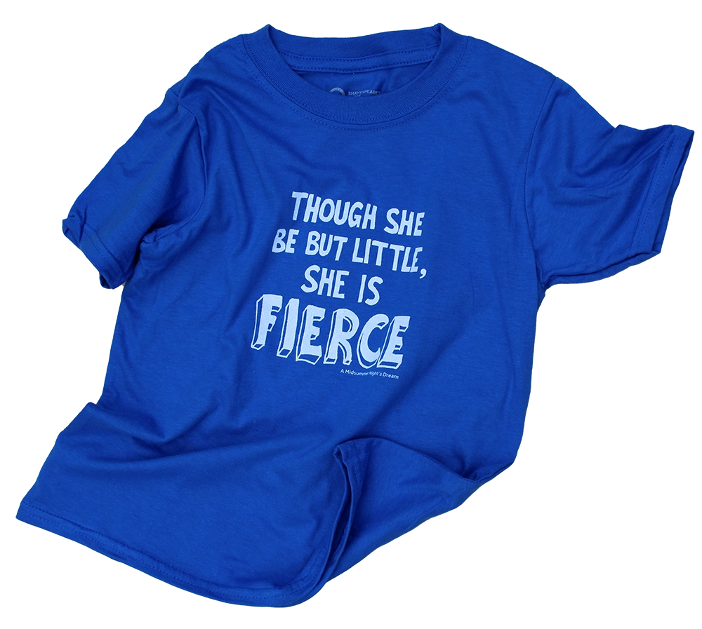 
                  
                    Royal blue children's t-shirt with a graphic text print
                  
                