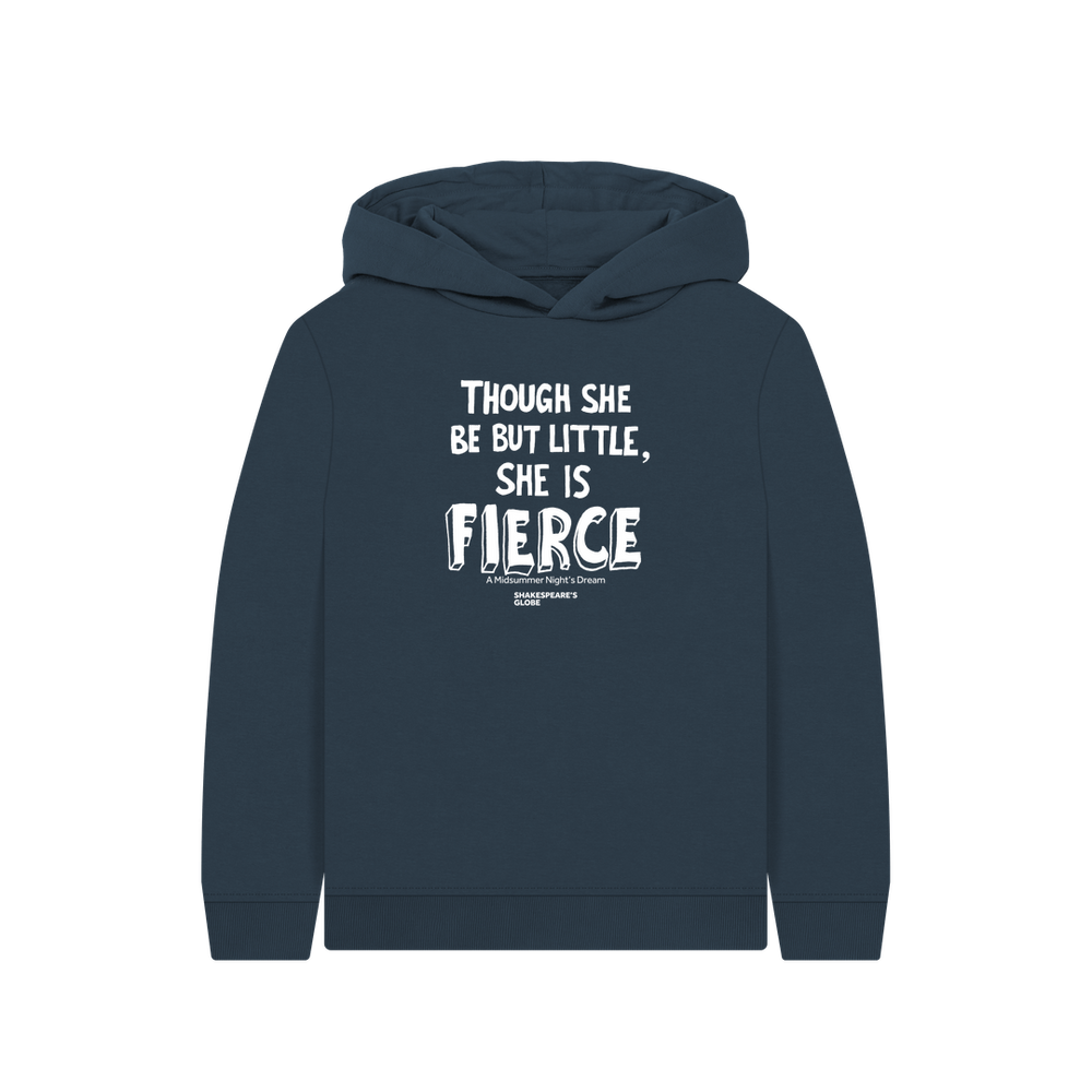 
                  
                    Navy Blue Printed Kids Hoodie with graphic white font design on the centre front
                  
                