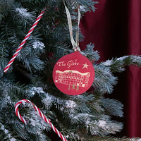 Shakespeare's Globe Wooden Decoration (Red)