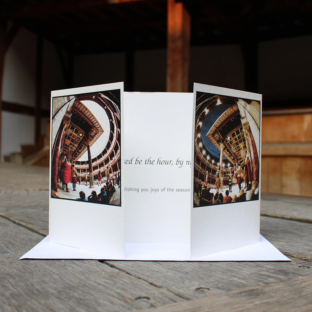 Shakespeare's Globe Interior Christmas Card