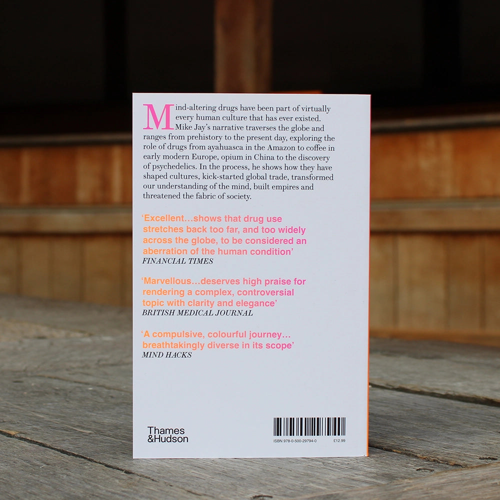 
                      
                        White paperback book with vibrant pink and orange graphics and black text
                      
                    