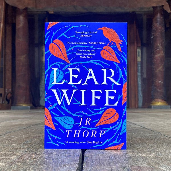 
                  
                    Paperback copy of Lear Wife by J R Thorp.
                  
                