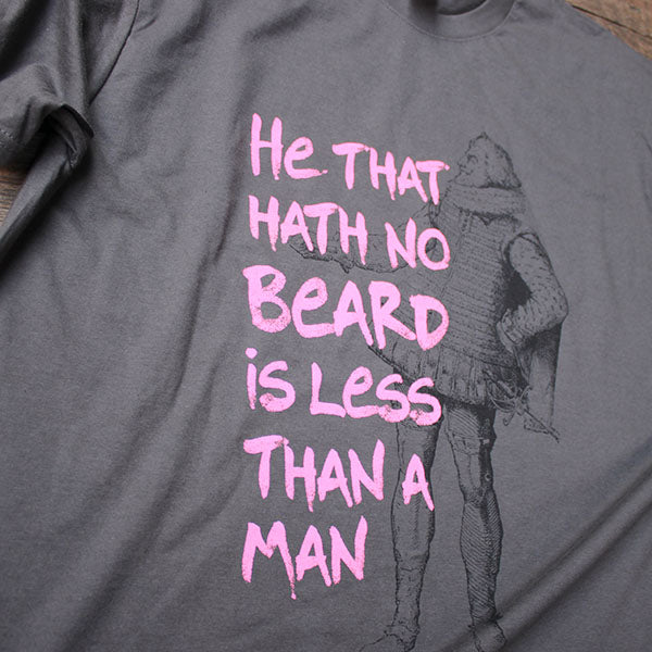 Much Ado About Nothing Beard Organic T-Shirt | Shakespeare’s Globe ...