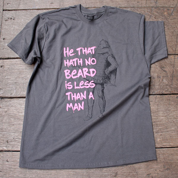 Much Ado About Nothing Beard Organic T-Shirt | Shakespeare’s Globe ...