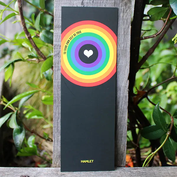 Hamlet Bookmark (Rainbow True) | Shakespeare’s Globe – Shakespeare's Globe