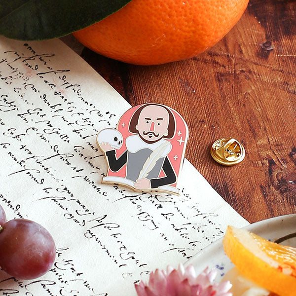 Shakespeare Enamel Pin Badge
