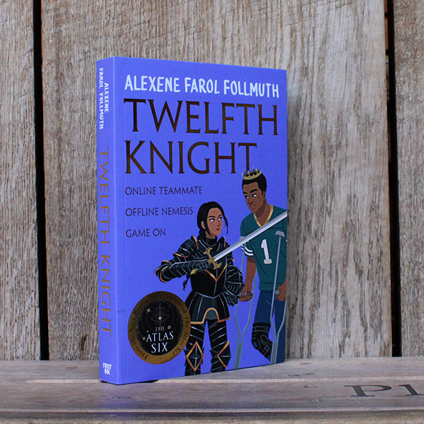 Pale purple paperback book with gold text and cartoon depiction of male and female characters