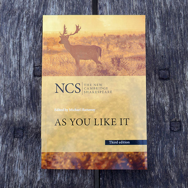 
                  
                    Paperback copy of the Cambridge University Press edition of  As You Like It by William Shakespeare
                  
                