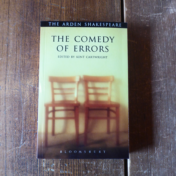 Paperback copy of The Comedy of Errors by William Shakespeare