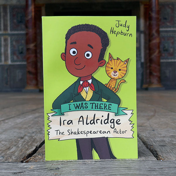 Paperback copy of 'Ira Aldridge: The Shakespearean Actor' by  Judy Hepburn. 
