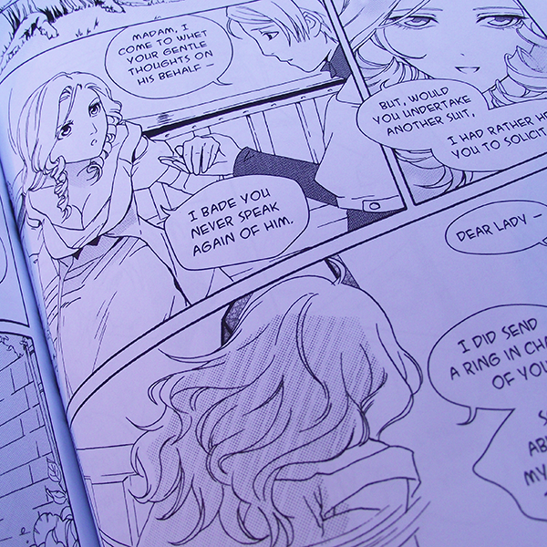 Paperback copy of Manga Shakespeare: Twelfth Night. Graphic novel illustrated by Nana Li