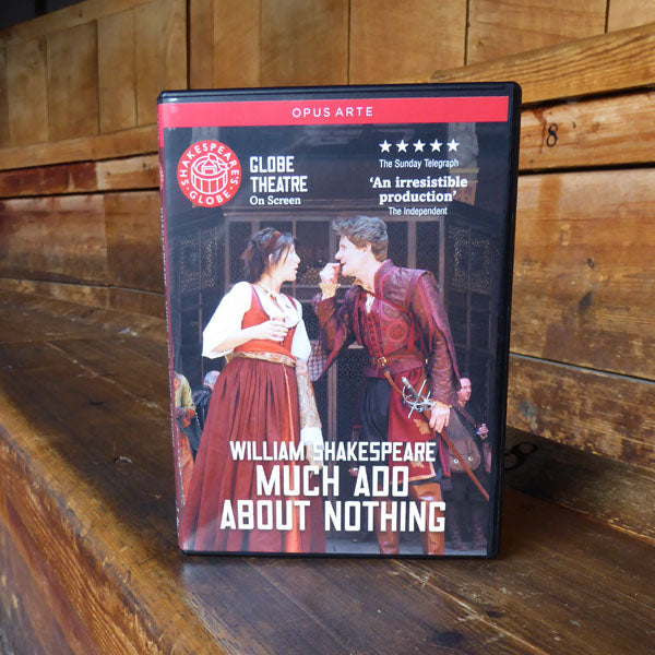 DVD of Shakespeare's Globe 2011 production of Much Ado About Nothing. Performed and recorded in Shakespeare's Globe.