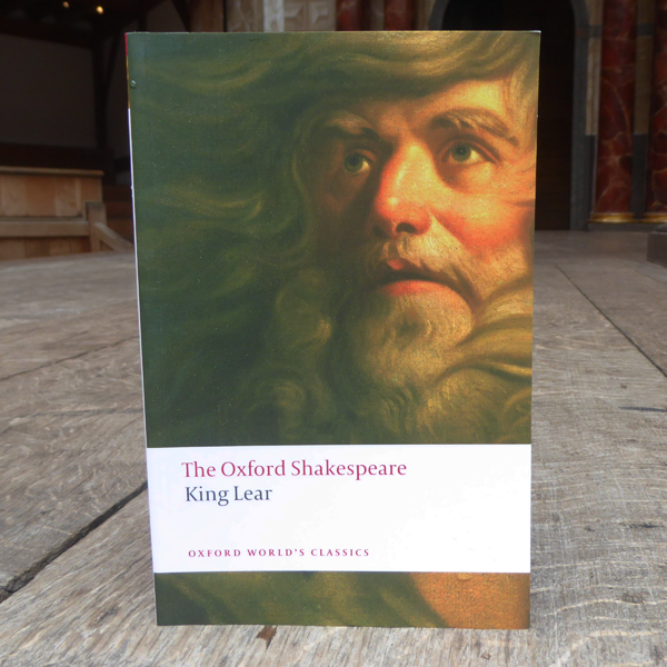 Paperback copy of The Oxford Shakespeare, King Lear by William Shakespeare.