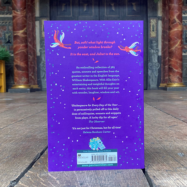
                  
                    Paperback copy of 'Shakespeare for Every Day of the Year' edited by Allie Esiri
                  
                