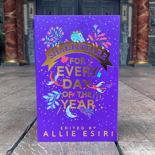 Paperback copy of 'Shakespeare for Every Day of the Year' edited by Allie Esiri