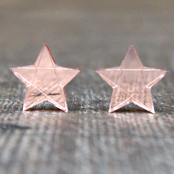 Star shaped hot sale studs