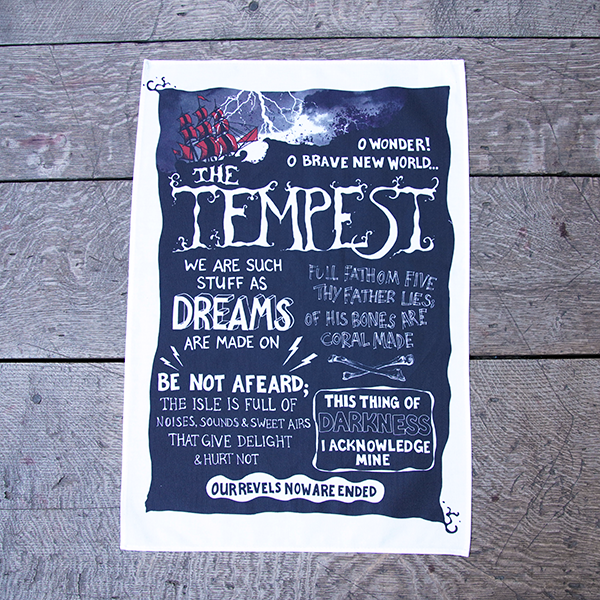 
                  
                    The Tempest Quotes Tea Towel
                  
                