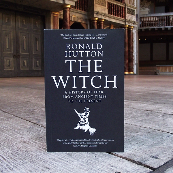 Paperback copy of The Witch by Ronald Hutton.