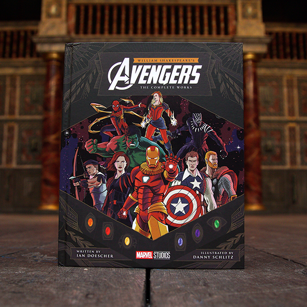 Large format hardback copy of William Shakespeare's Avengers by Ian Doescher