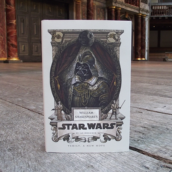 Hardback copy of William Shakespeare's Star Wars. The officially licensed retelling of George Lucas' epic Star Wars in the style of William Shakespeare.