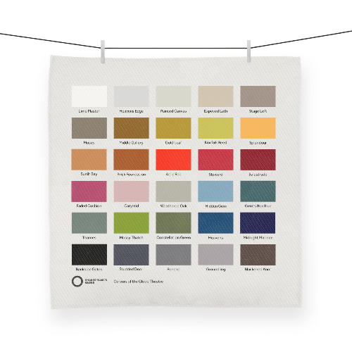 Colours of the Globe Theatre Napkin (Set of Two)