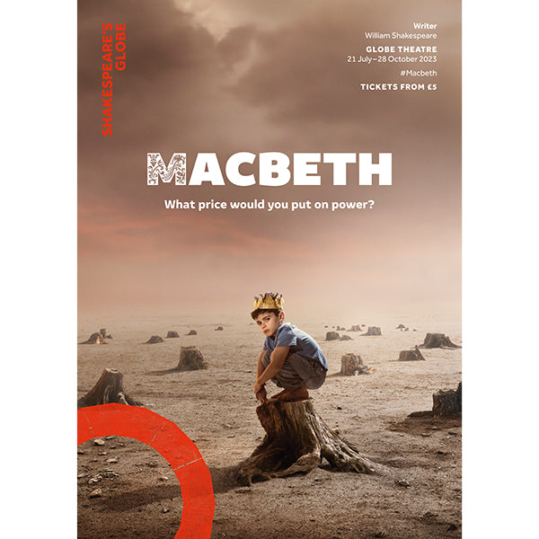 Macbeth (Summer 2023) Poster Print to Order Shakespeare's Globe
